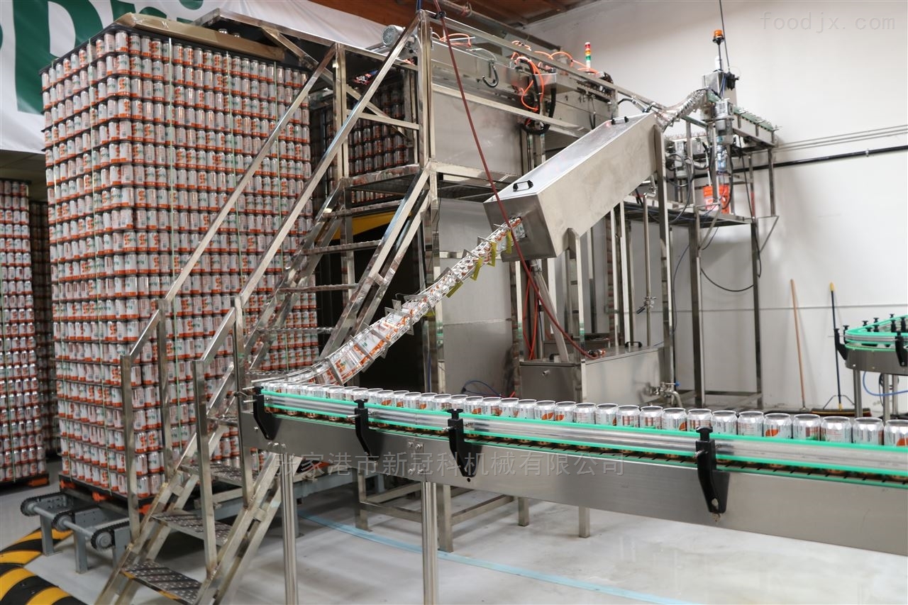 易拉罐空罐卸垛机