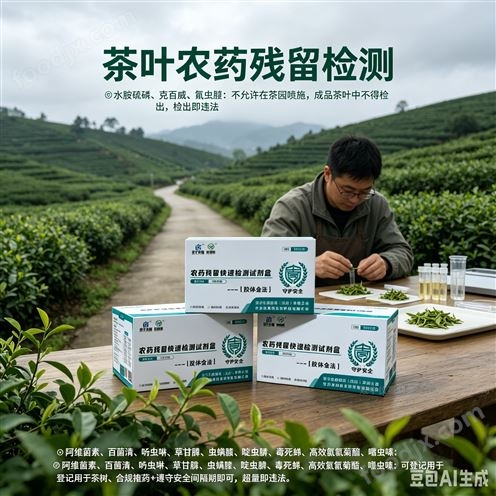 茶叶克百威农药残留快检卡