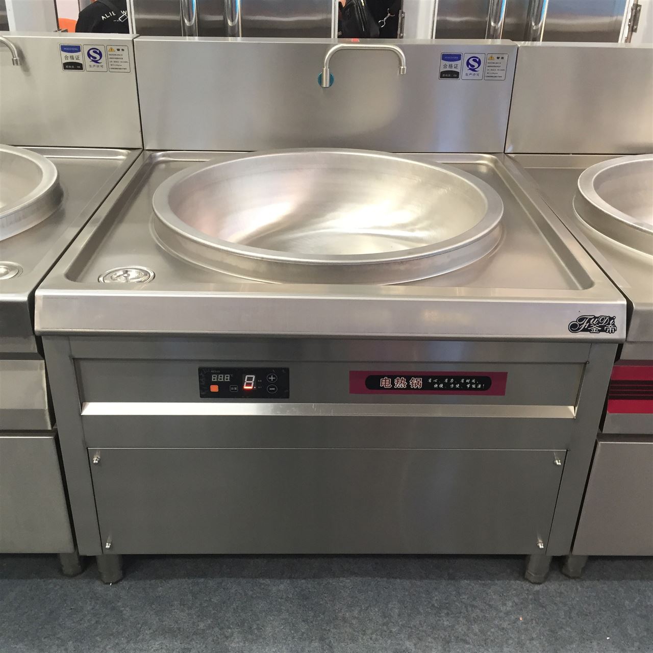 产品库 商用厨房设备 工程炉灶 大锅灶 fd-68 304不锈钢海参锅 大容量