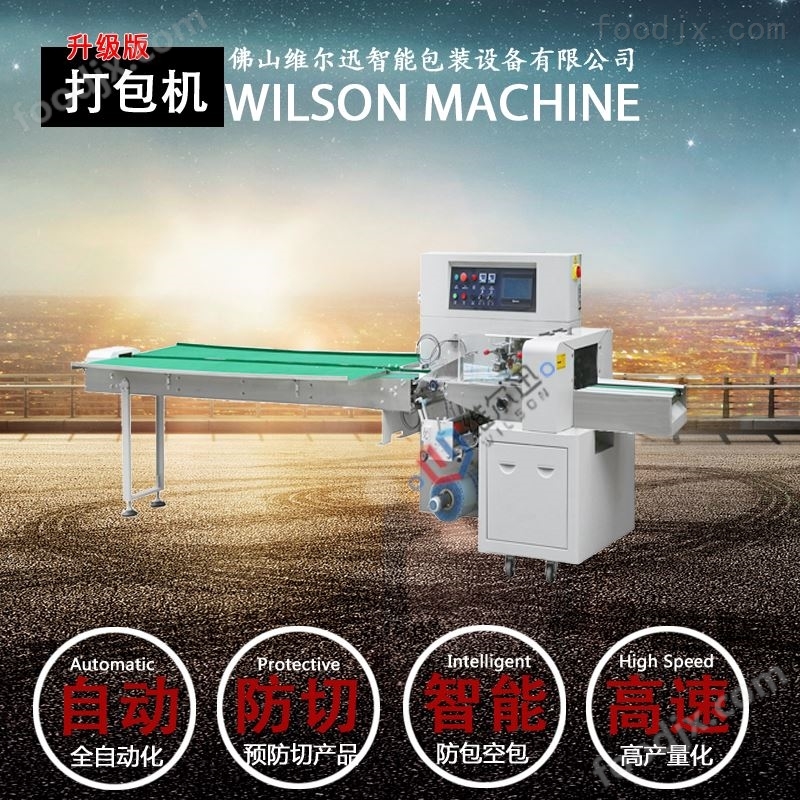 2018揭陽拖鞋枕式高速全自動(dòng)打包裝機(jī)